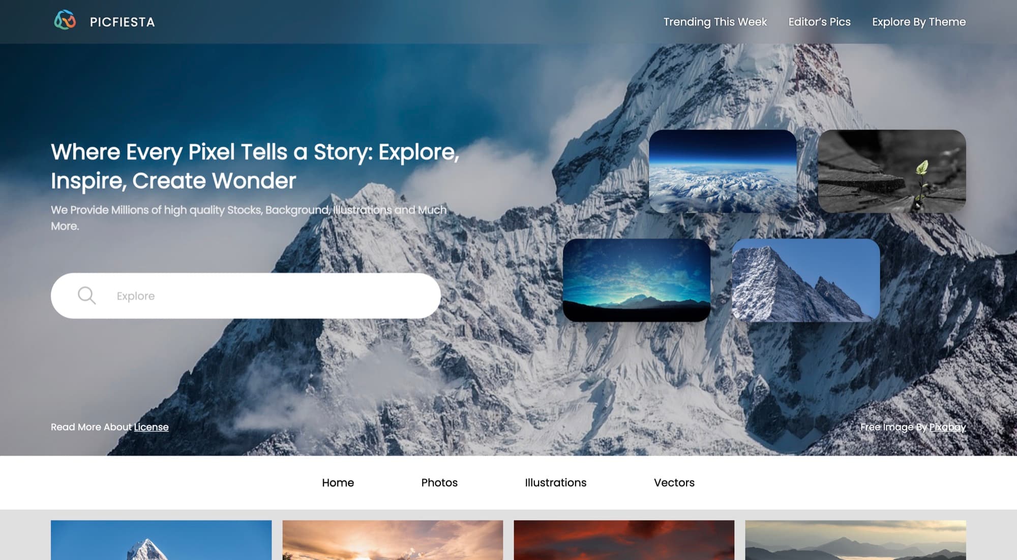 PicFiesta — Web Design · Development